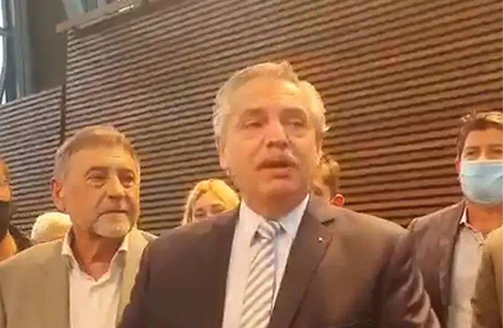 Alberto Fernández hablando de Córdoba