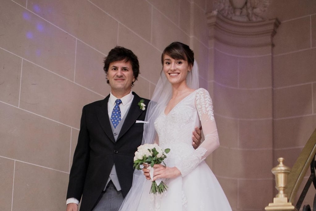 Se casó Ktja Martínez, la hija de Ciro Martínez, en el Palacio Sans Souci.