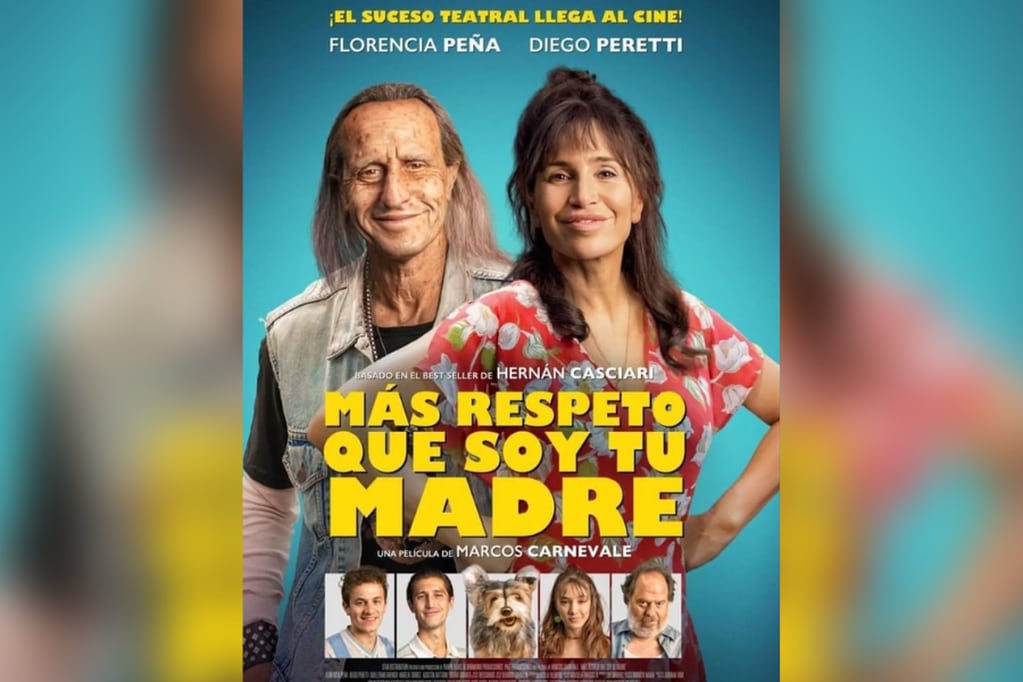 Diego Peretti y Florencia Peña, en el cine con “Más respeto que soy tu madre”.