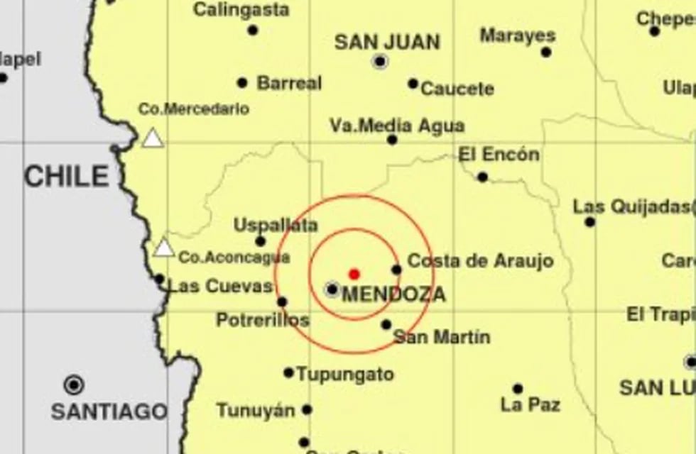 Leve sismo se sintió en Mendoza.