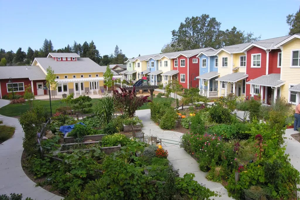cohousing, complejo de covivienda