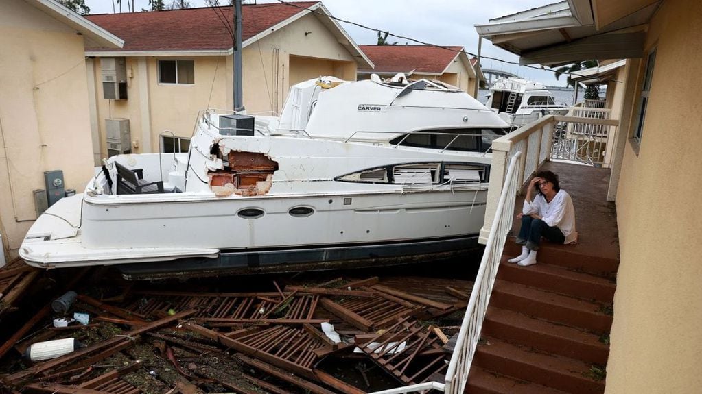 Las imágenes más impactantes del huracán Ian en su feroz paso por Florida. / Foto: Gentileza