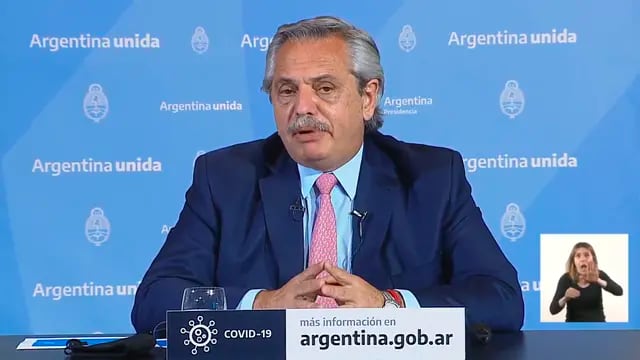 Alberto Fernández anunció la extensión de la cuarentena en el país