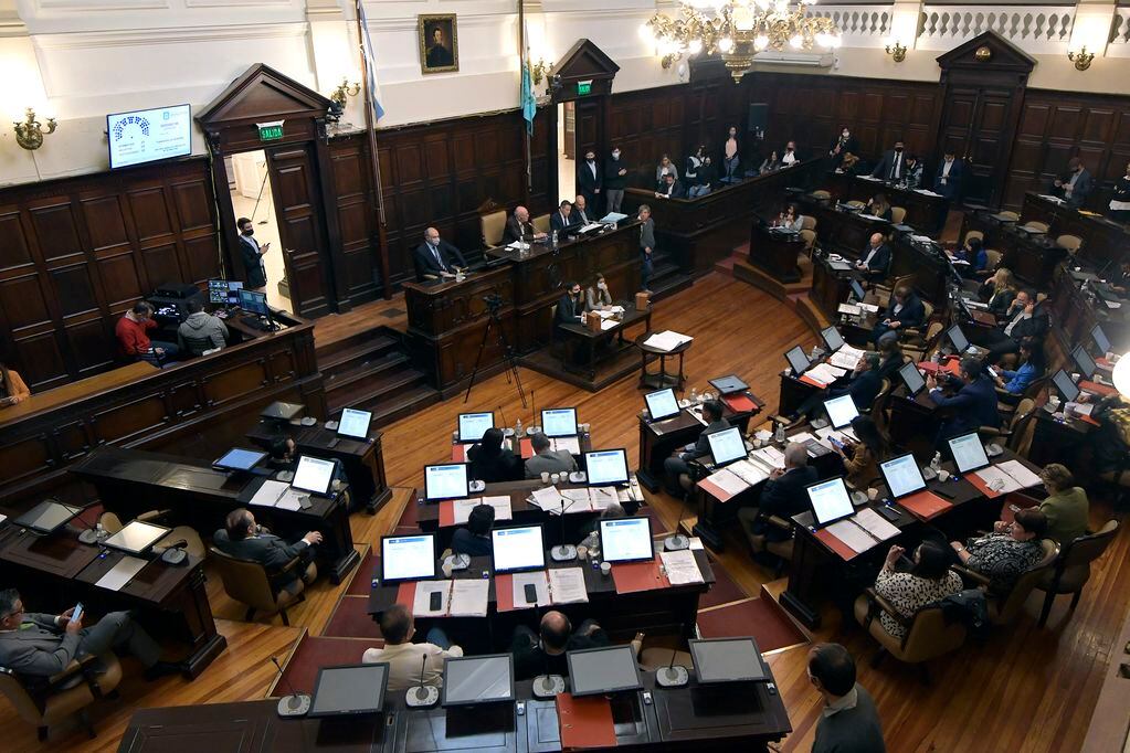 La Cámara del Senado trató la Ley de Juicio por Jurados. Foto: Orlando Pelichotti / Los Andes