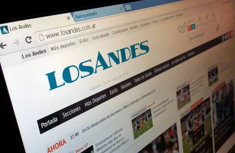 Los 25 años de Los Andes online: el primer diario del país en internet. / Archivo