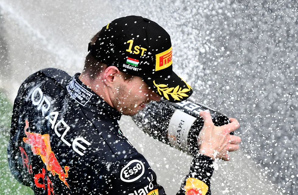 El ganador de la carrera fue Max Verstappen (AP)