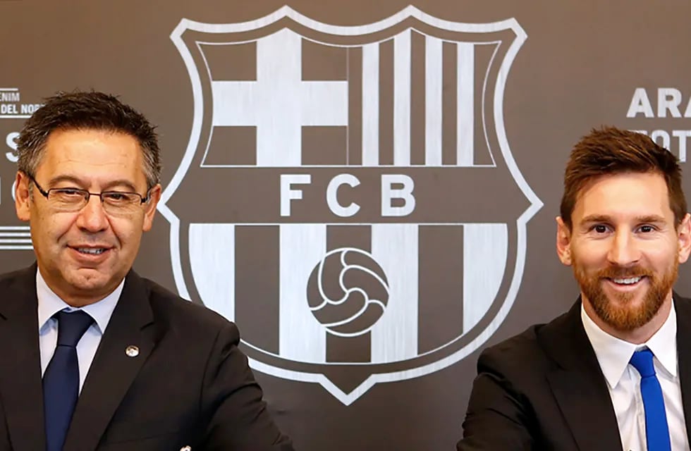 Bartomeu el presidente del Barcelona vs Lionel Messi.