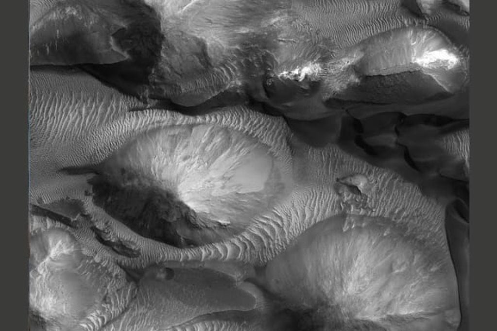El cañón Juventae Chasma, en Marte. Foto: Nasa / Astro Aventura.