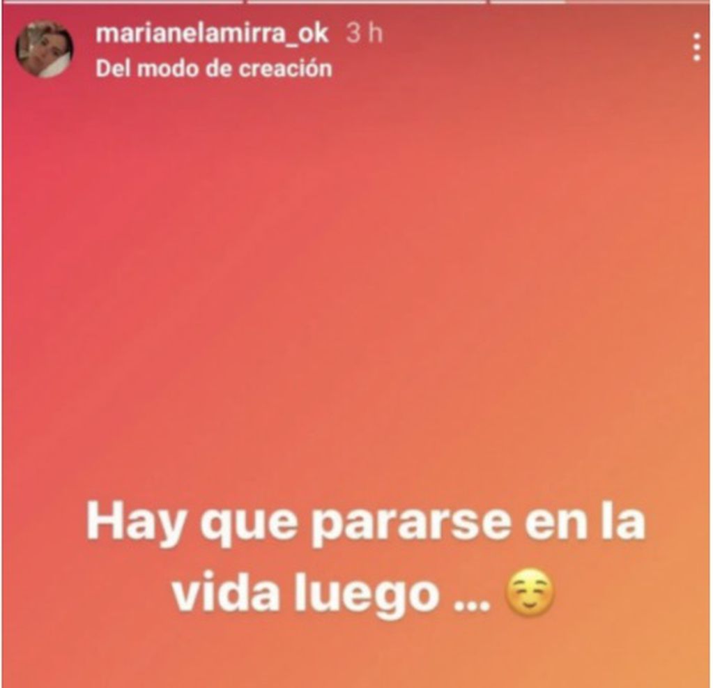 Redes sociales de Marianela Mirra