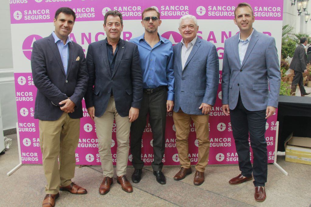 Francisco Cruz, Eduardo Terranova, Martín Diaz Telli, Alfredo Panella y René Villegas. Foto: Fernando Grosso / Los Andes