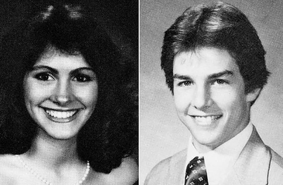 Julia Robert y Tom Cruise, en su adolescencia