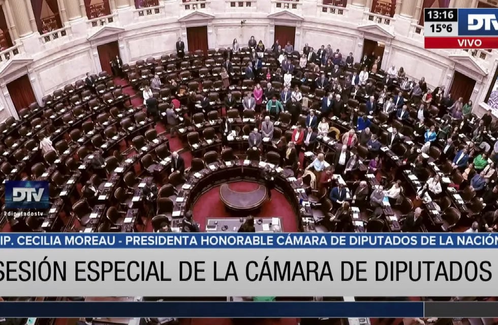 En vivo: sesión especial de la Cámara de Diputados