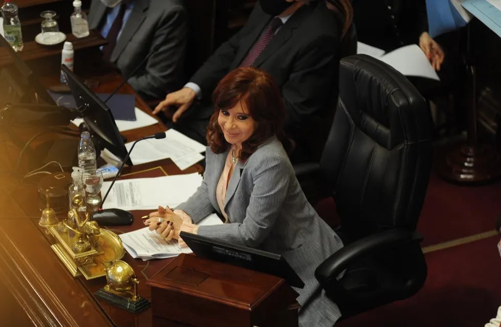 Se inició la sesión especial en el senado para debatir la reforma judicial y CFK se puso picante con el senador Esteban Bullrich. Federico López Claro / Corresponsalía.