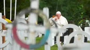 Visita del Papa Francisco a Canadá (AP)