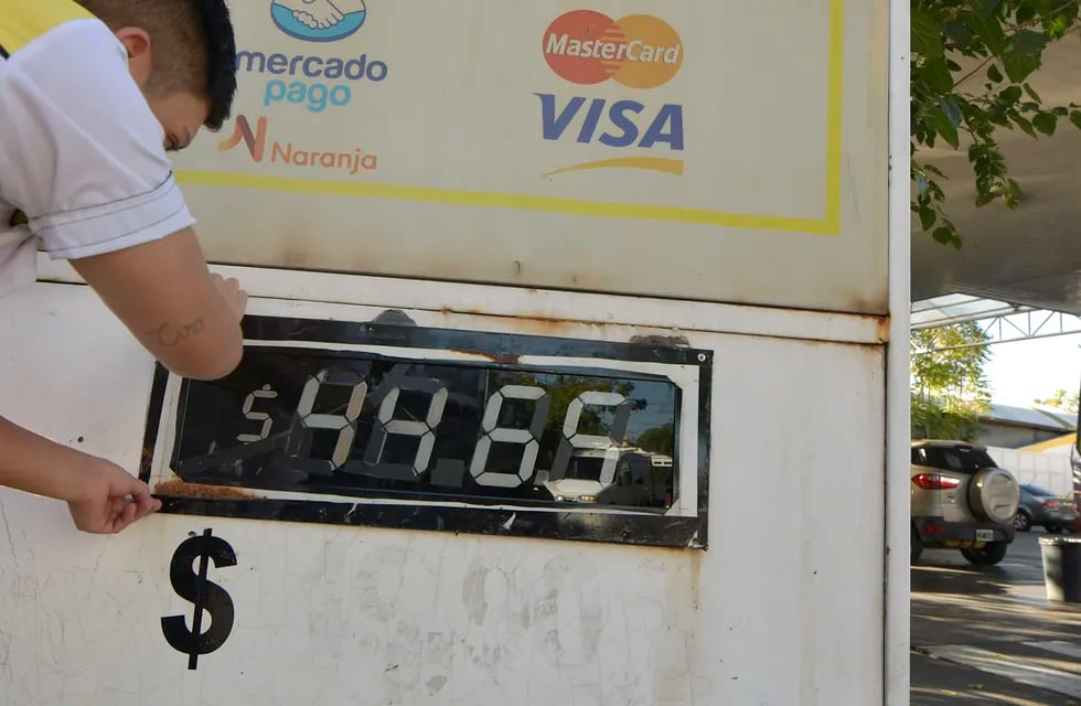 Nuevamente se produjo un aumento del precio del Gas Natural Comprimido (GNC), en las estaciones de servicio de Mendoza. / Foto: Orlando Pelichotti.
