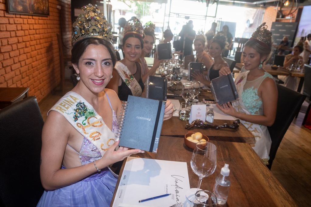 Almuerzo de Los Andes con las reinas departamentales de la Vendimia 2022 en el Espacio Wine and Deli.

Foto: Ignacio Blanco / Los Andes 