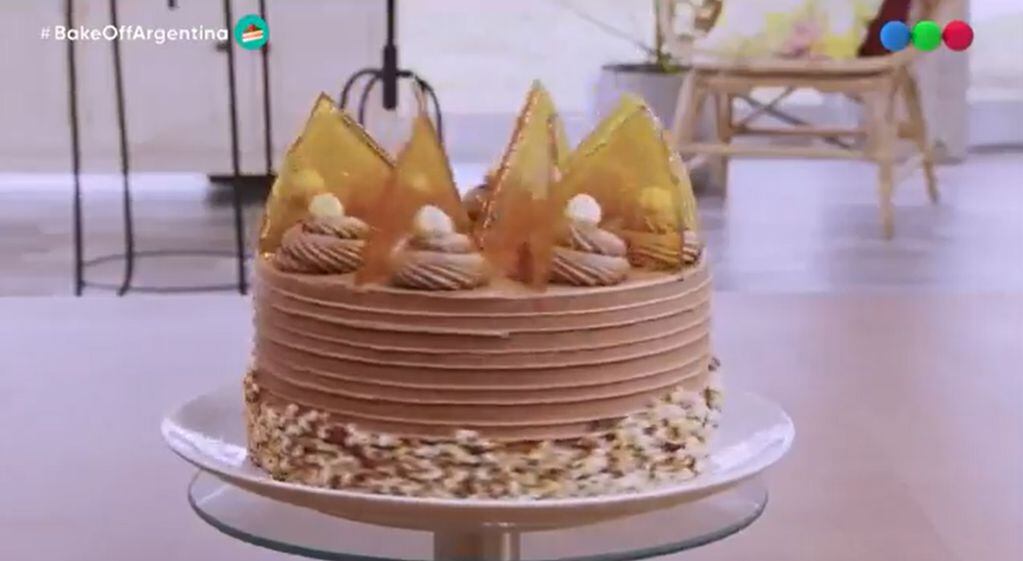 La torta Dobos del desafío de Bake off Argentina.