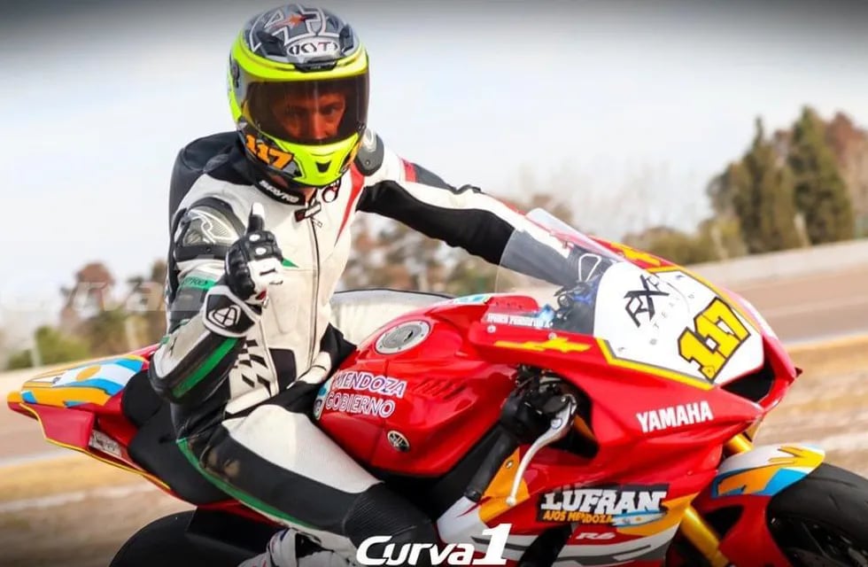 El mendocino Franco Pandolfino se va a correr el Superbike en Brasil.