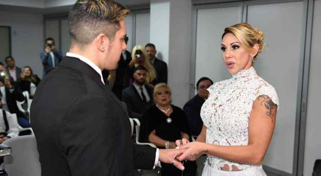 Mónica Farro, el día de su casamiento  Foto: Teleshow