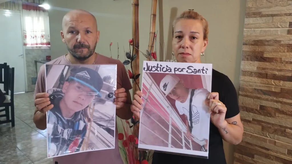 Piden Justicia por el caso de Santiago Buttini en Maipú. / Gentileza