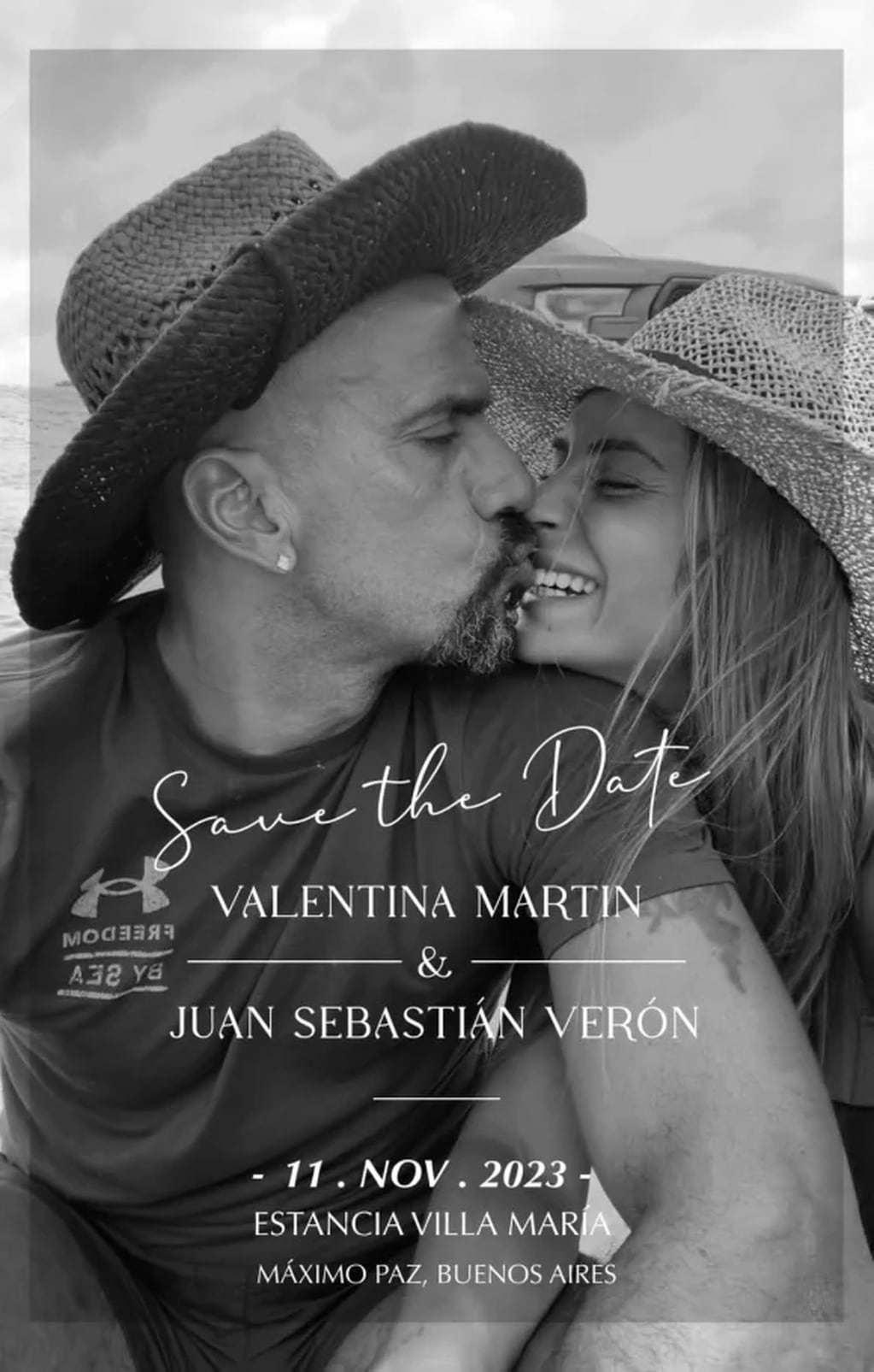 Verón y Valentina Martín se van a casar en noviembre