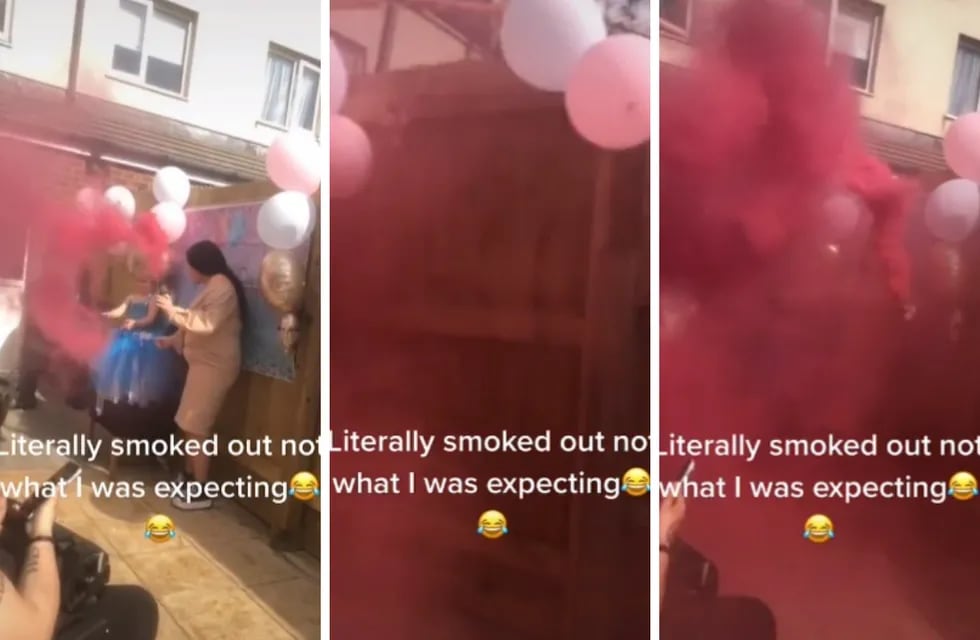 Una mujer encendió dos bengalas para revelar el sexo de su bebé y tuvieron que evacuar la vivienda.