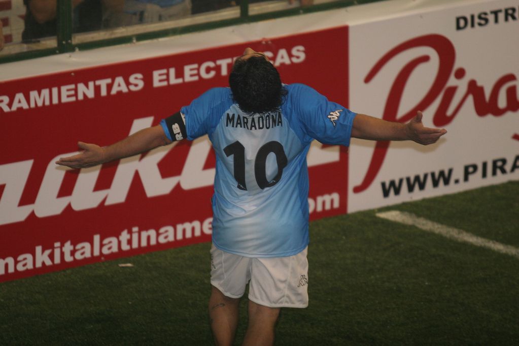 Diego Maradona en Mendoza. / Claudio Gutiérrez 