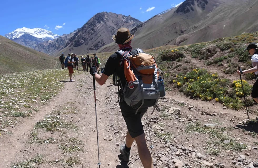 El trekking regresará a las bellas montañas mendocinas.  Foto: Claudio Gutierrez / Los Andes