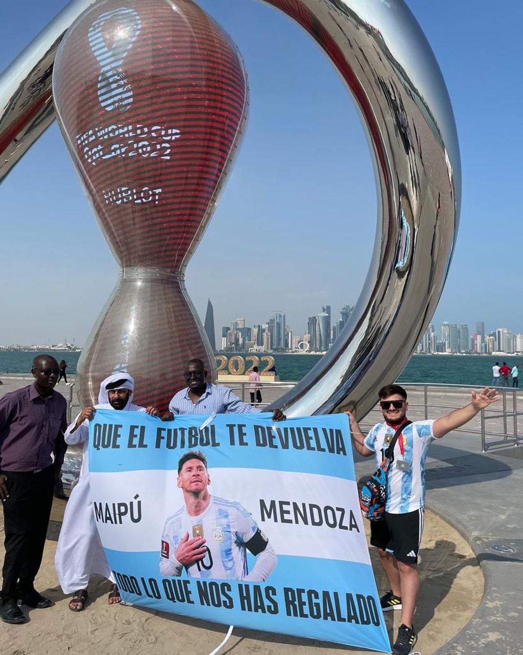 Gianfranco Hválica invirtió todos sus ahorros en el Mundial de Qatar.