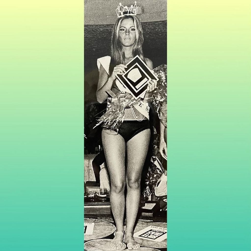 Graciela Alfano cuando fue elegida "Miss 7 días". Gentileza Instagram.