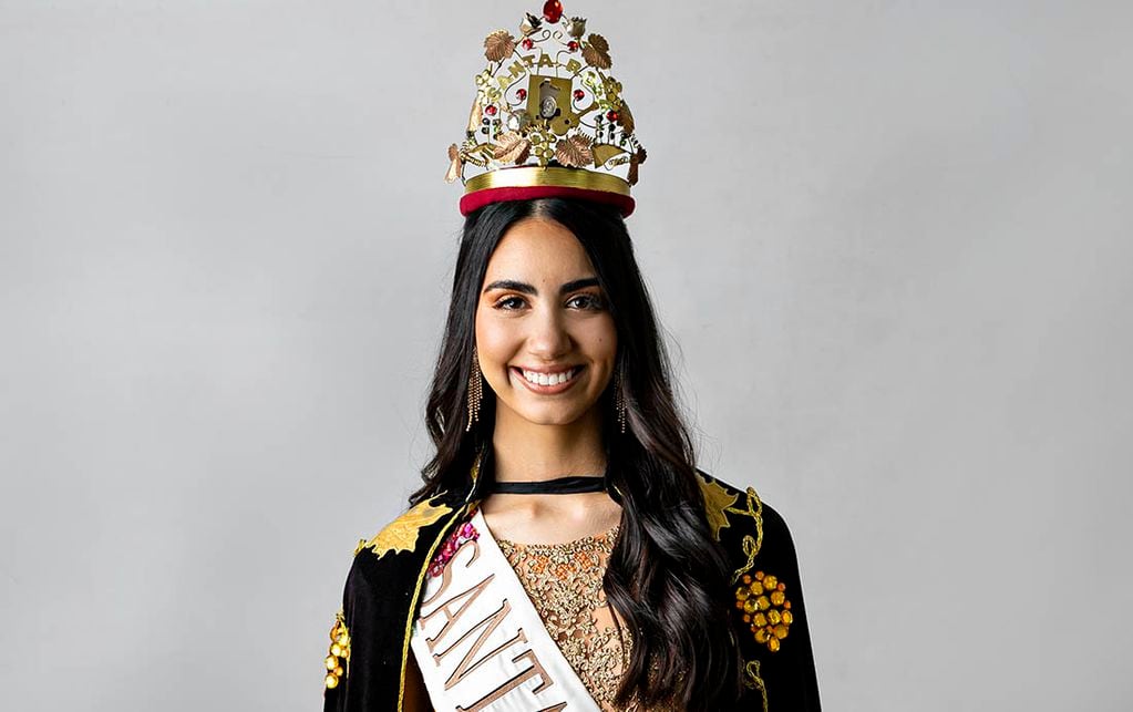 Natasha Sánchez, de Santa Rosa, la nueva Reina Nacional de la Vendimia (Foto: Romina Bustelo)