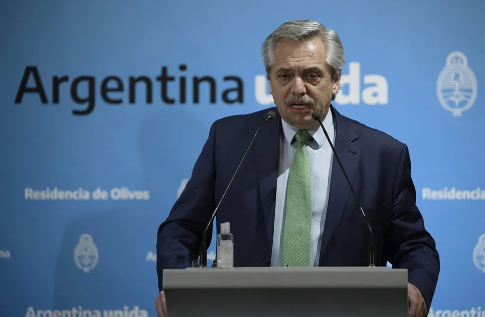 El presidente Alberto Fernández - AP