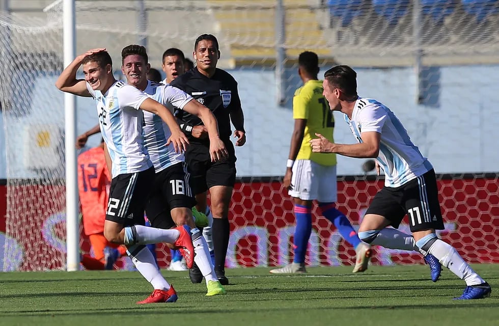 Con un golazo de Julián Alvarez, Argentina le ganó a Colombia por 1 a 0