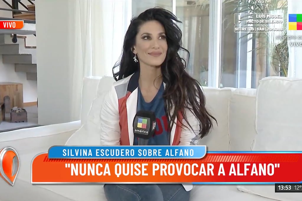 Silvina Escudero en "Intrusos" hablando de lo que vivió con Graciela Alfano en el Bailando. (Foto: Captura de pantalla)