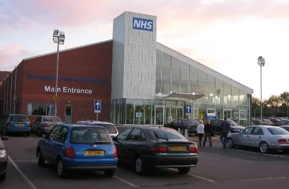 Heartlands Hospital, ubicado en Birmingham, Inglaterra.