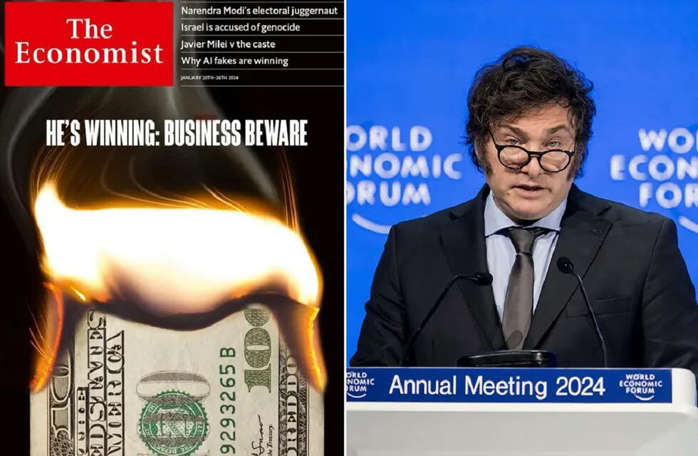 “Javier Milei vs. la casta”: qué dice la portada de The Economist con mención al Presidente