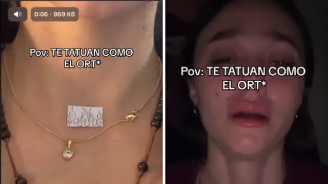 Video viral: tatuaje mal hecho