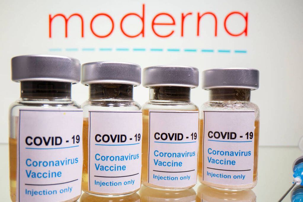 Vacuna contra el Covid-19 de Moderna. Podría llegar al país en la segunda mitad de 2021.