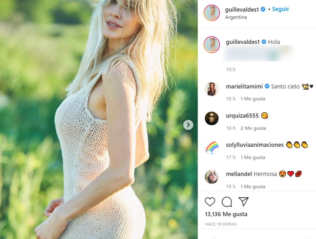 Guillermina Valdes conquistó a sus seguidores en Instagram con una producción fotográfica  deslumbrante.