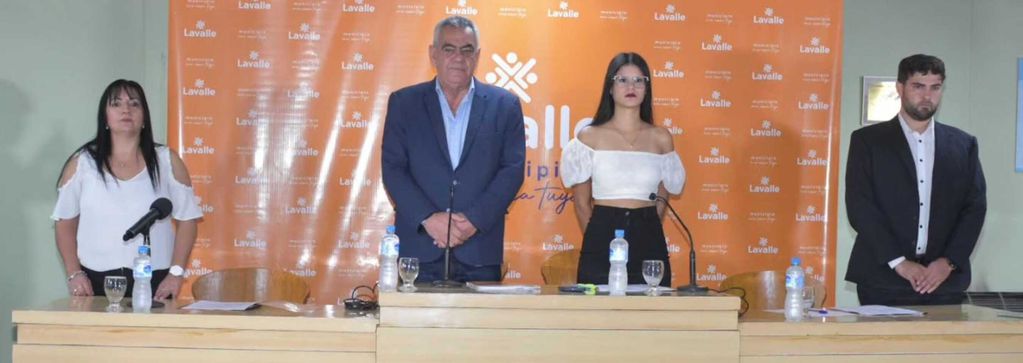 Edgardo González abrió sesiones en Lavalle. Prensa Lavalle