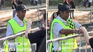 Taylor Swift en Argentina: hasta los empleados de seguridad se convirtieron en fans
