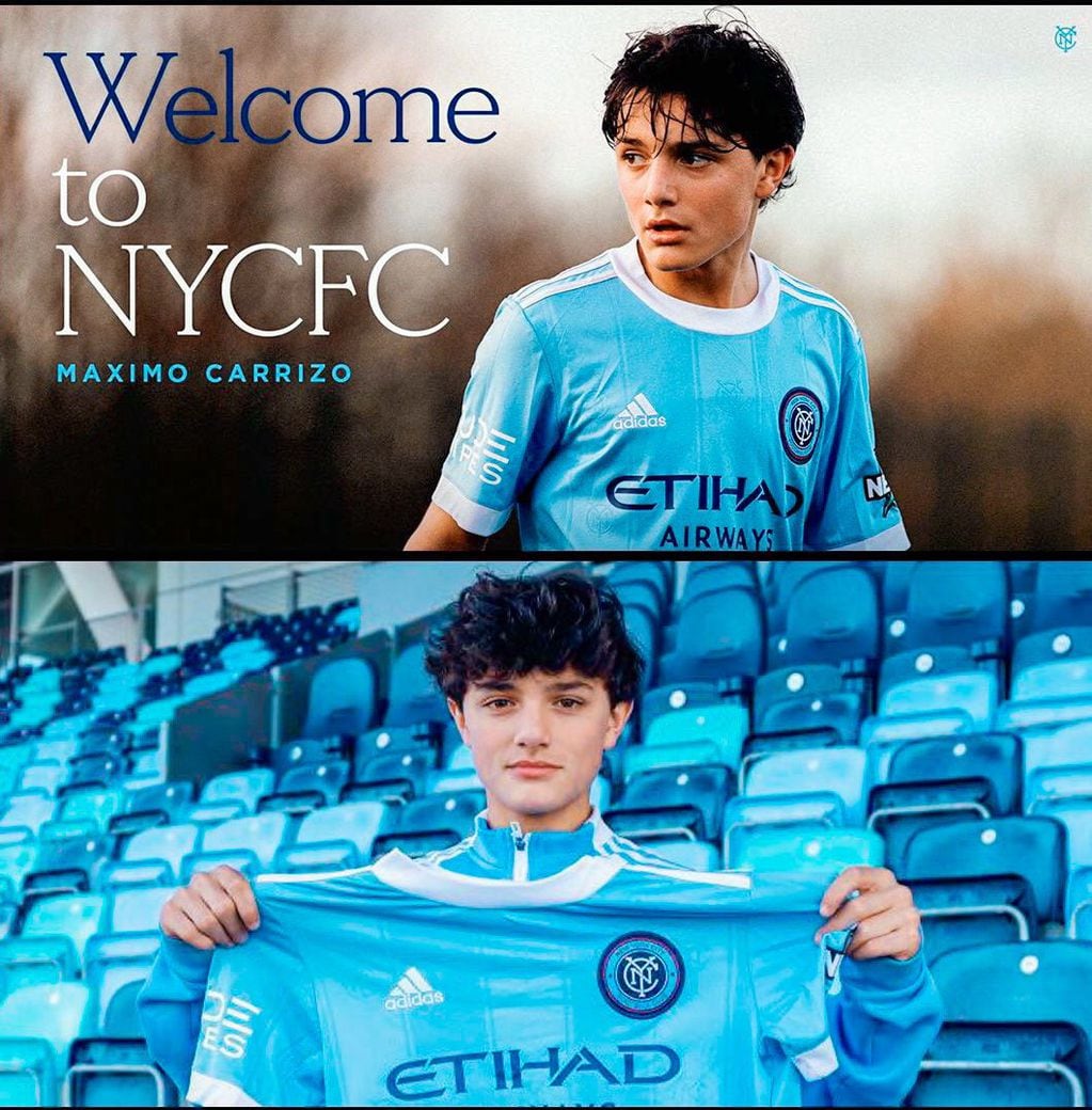 Máximo Carrizo, el jugador más joven en ser profesional en la MLS. Fuente: Sudanalitycs