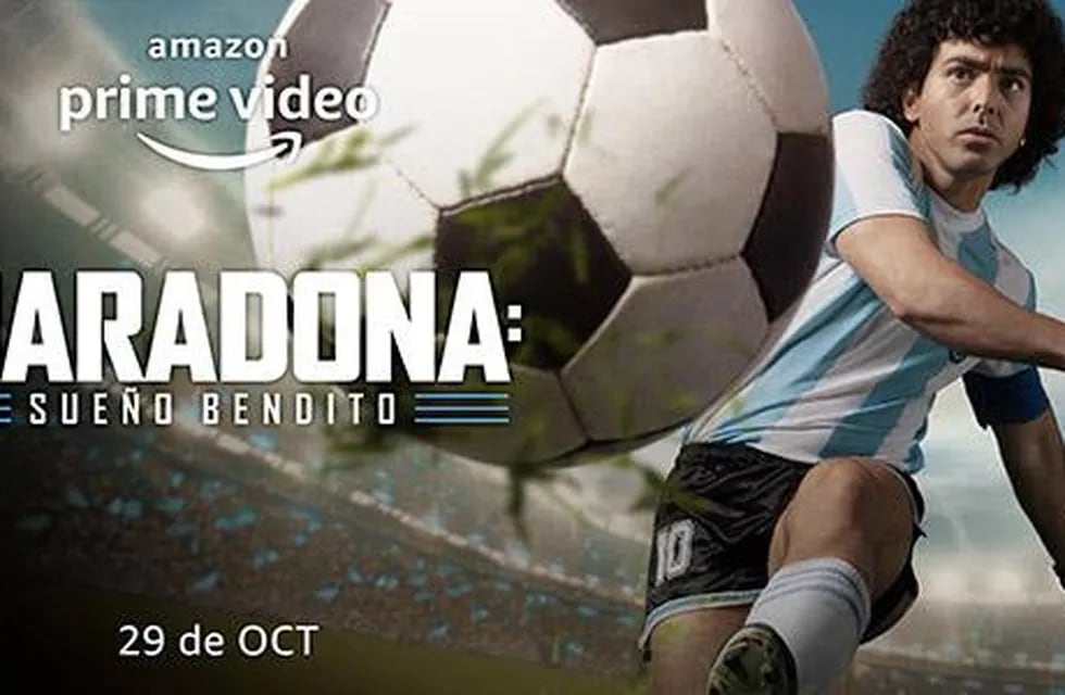 Nazareno Casero, uno de los actores que dará vida a "Maradona: Sueño Bendito", la serie de Amazon Prime será estrenada el 29 de octubre y repasará los momentos más felices y tristes de la vida de Diego. Foto: Instagram @maradonaprimevideo