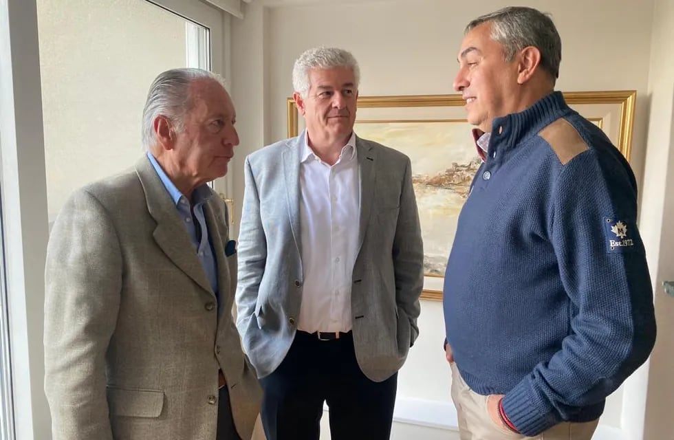 Daniel Funes de Rioja, Hugo Bianchi y Enrique Vaquié. - Gentileza