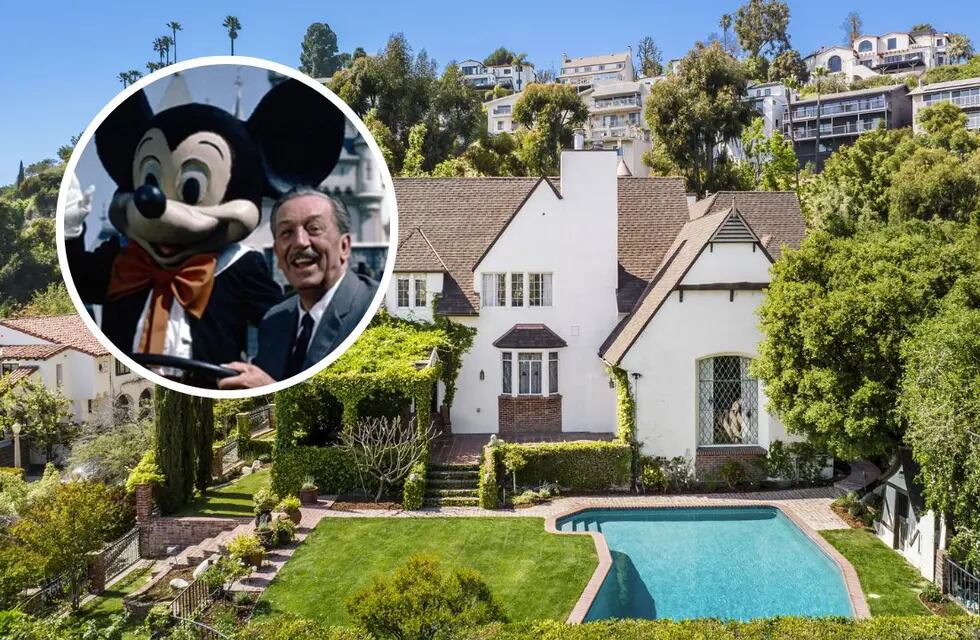 Mágica y de ensueño: así es por dentro la increíble mansión de Walt Disney que está en alquiler