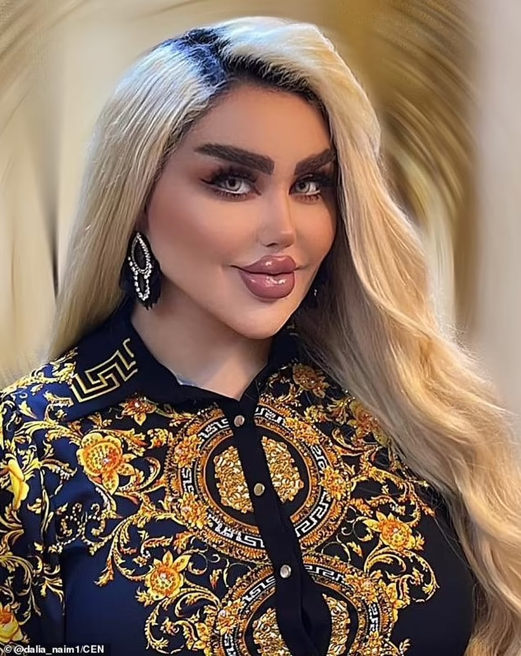 Dalia Naeem es conocida en las redes como la "Barbie iraquí".