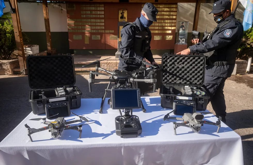 Los drones de la División VANT.  Ignacio Blanco - Los Andes