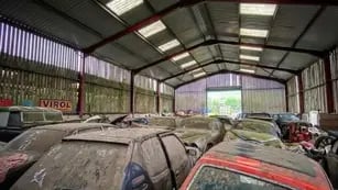 Un youtuber encontró una enorme colección de autos abandonada en Gran Bretaña.
