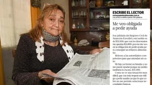 Desesperada, una jubilada escribi√≥ una carta a Los Andes