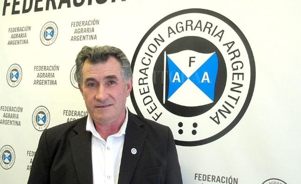 El mendocino Carlos Achetoni es el actual presidente de la Federación Agraria Argentina